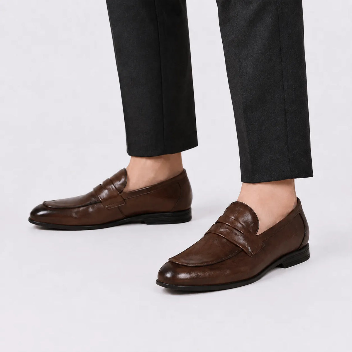 Mocassins Homme Cuir Casual Moderne