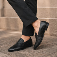 Mocassins Cuir Fait Main Italien