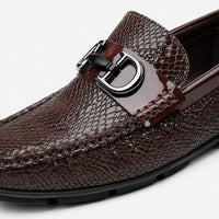 Mocassins Homme Cuir Respirant Driving
