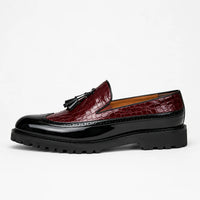 Mocassins Homme Cuir Croco
