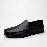 Mocassins Homme Cuir Italien Noir