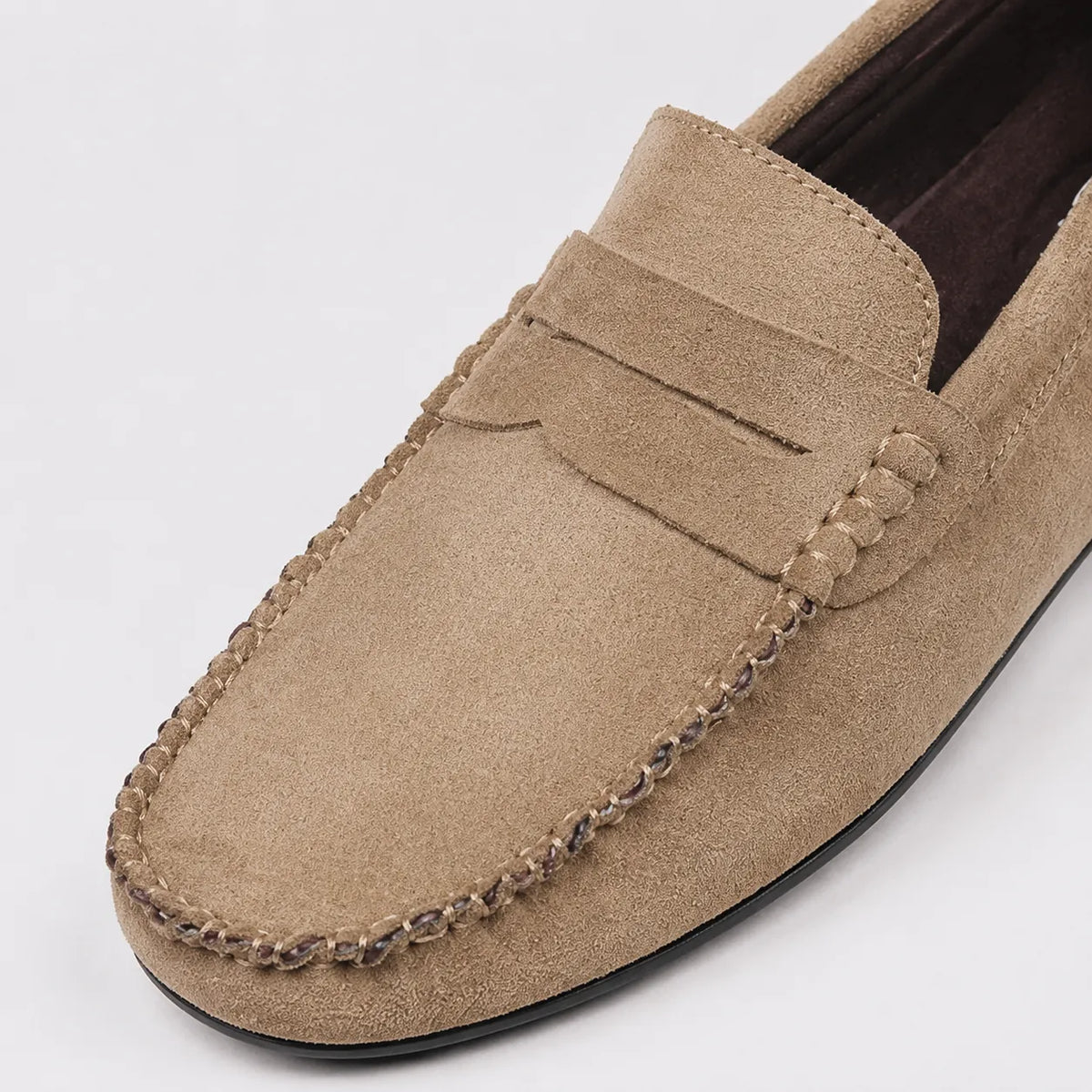 Mocassins Bateau Daim Respirant Slip-On