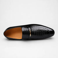 Mocassins Homme Cuir Croco