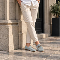 Mocassins Homme Daim Fait Main Bateau