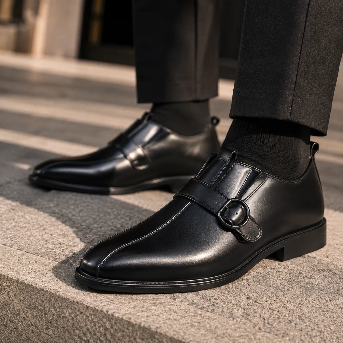 Chaussures Talonnette Oxford PU
