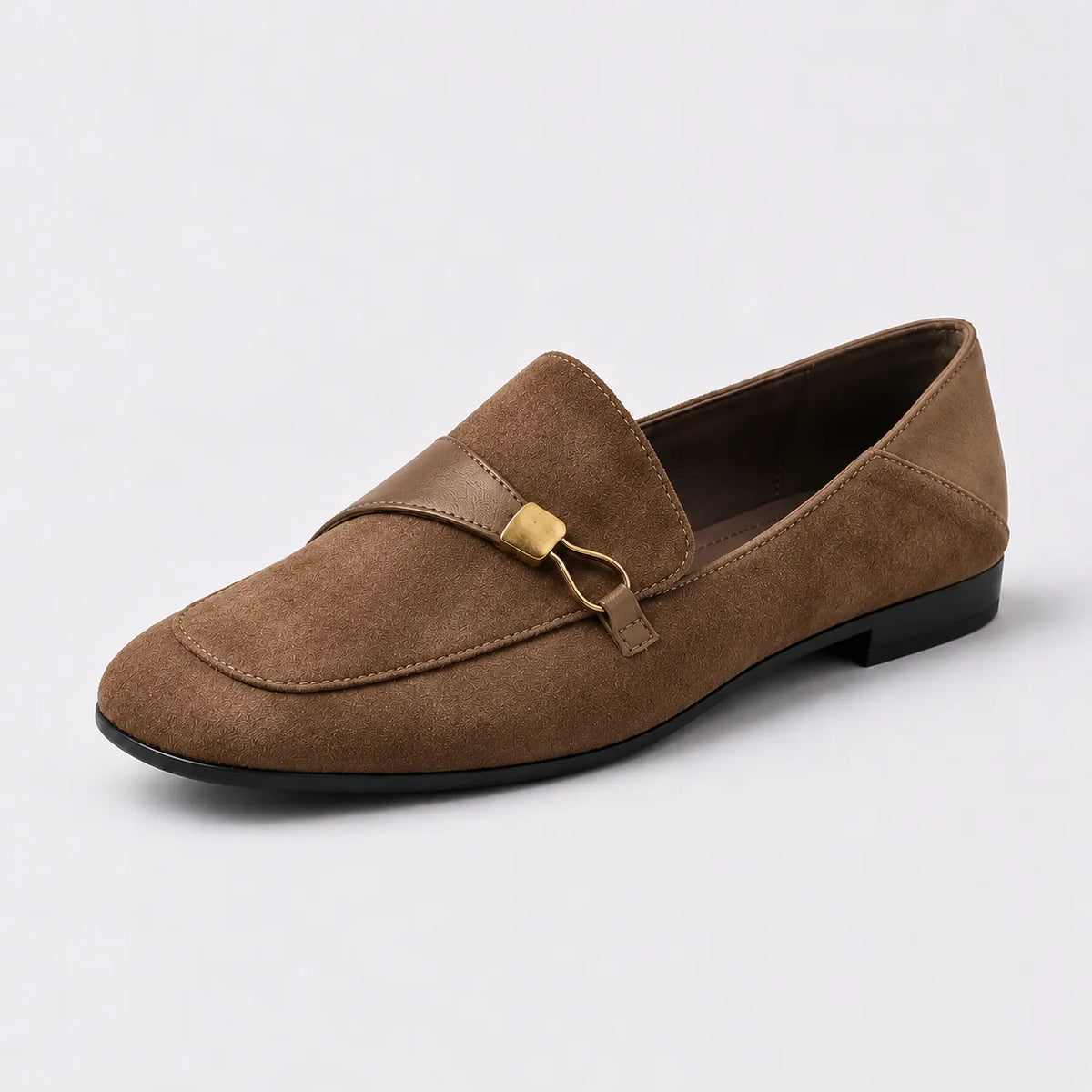 Mocassins Femme Daim Boucle British