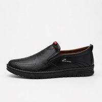 Mocassins Homme Cuir Couture Contrastée