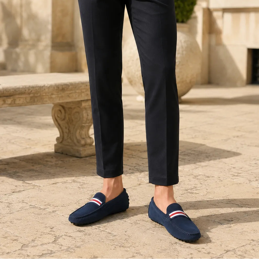 Mocassins Bateau Daim Fait Main