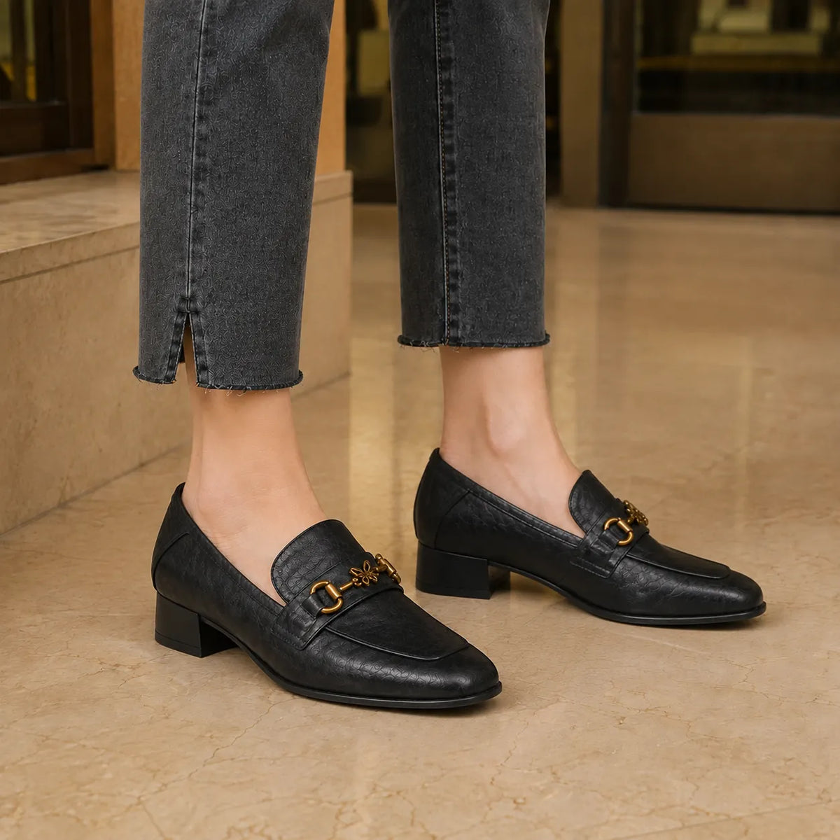 Mocassins Femme British Rétro Respirant
