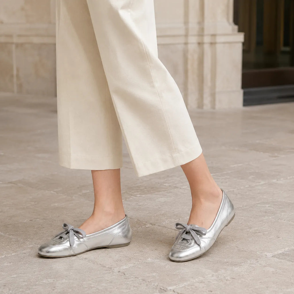 Ballerines Femme Nœud Souple Confort