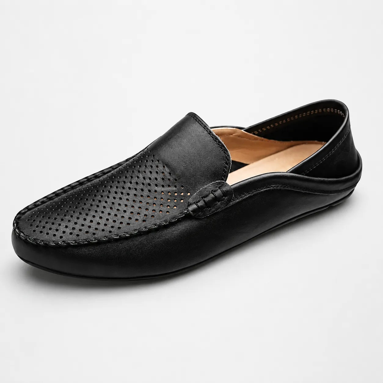 Mocassins Homme Cuir Italien Respirant