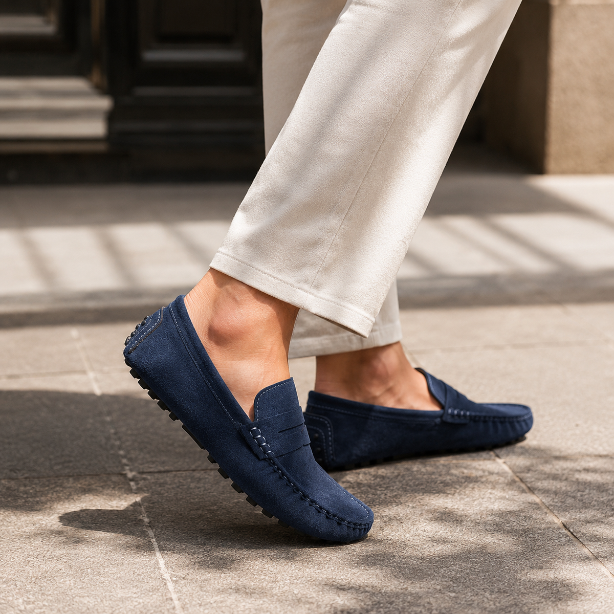 Mocassins Daim Confort Casual