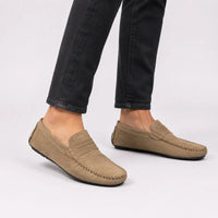 Mocassins Bateau Daim Respirant Slip-On