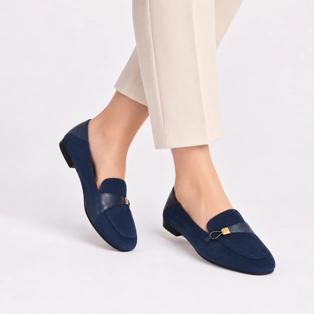 Mocassins Femme Daim Boucle British
