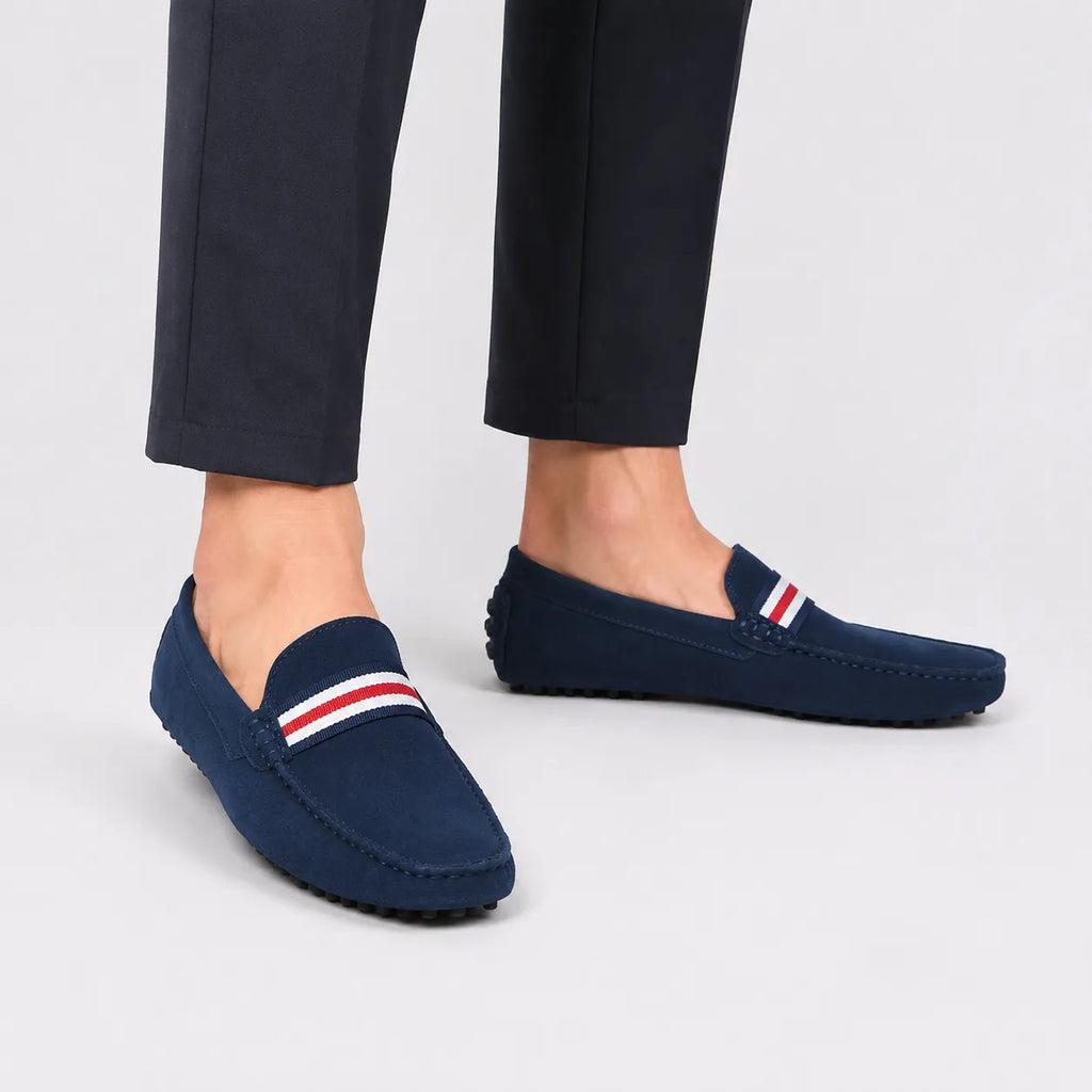 Mocassins Bateau Daim Fait Main