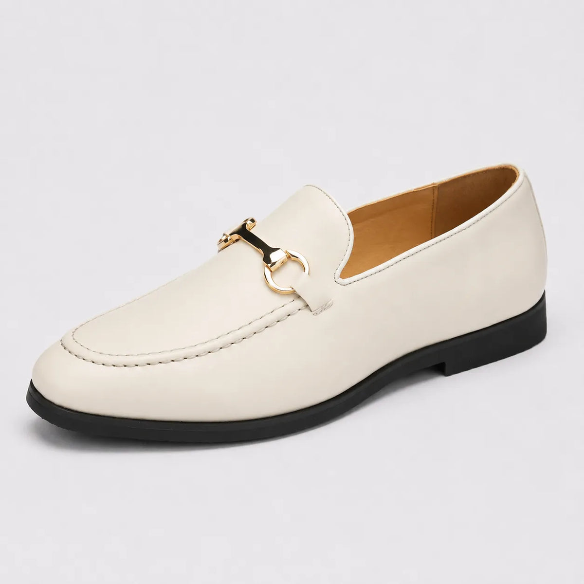 Mocassin à Mors Cuir Léger Slip-On