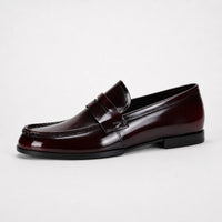 Mocassins Homme Cuir Verni Italien