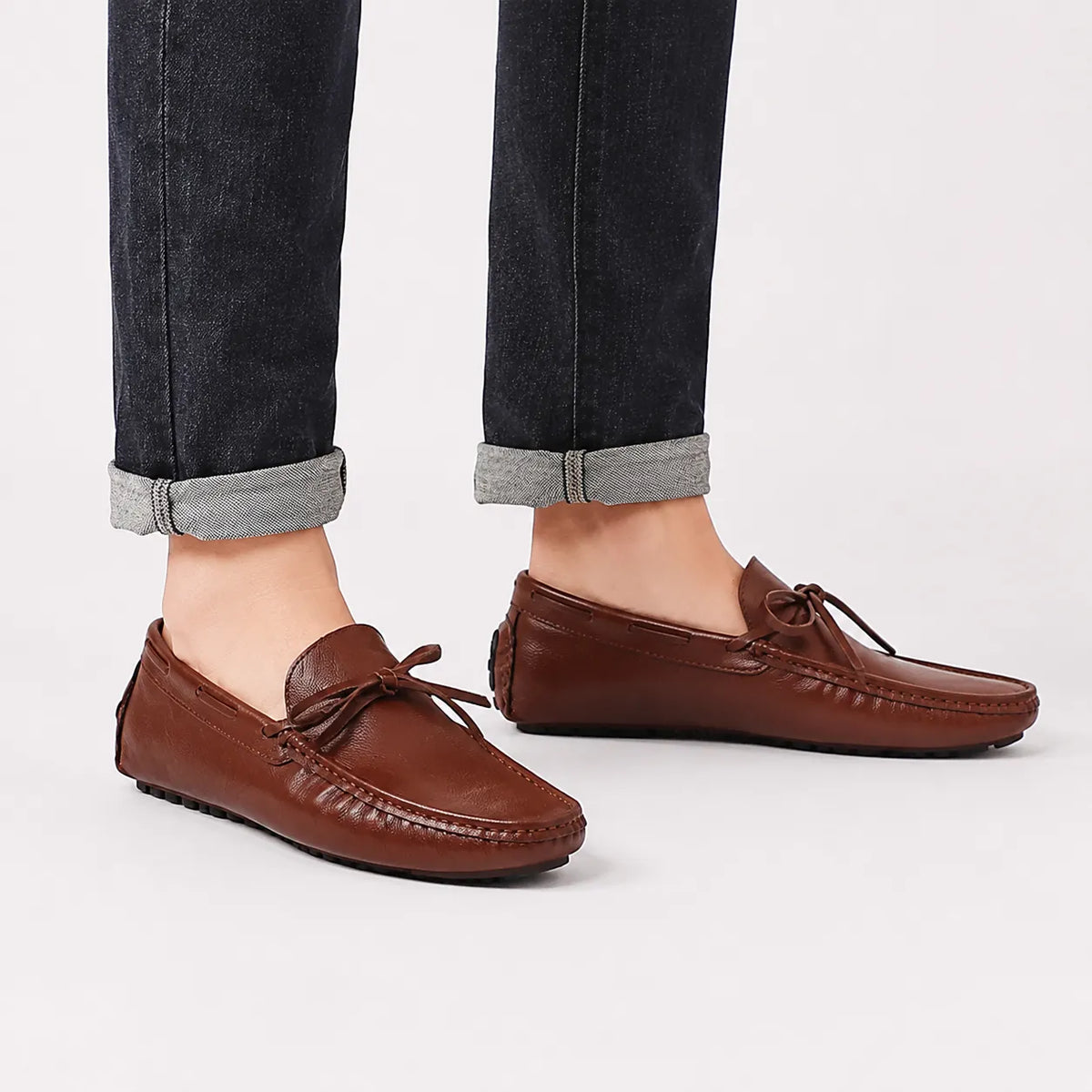 Mocassins Homme Cuir Casual Printemps