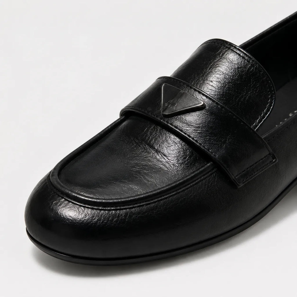 Mocassins Femme Noir Souple Slip-On