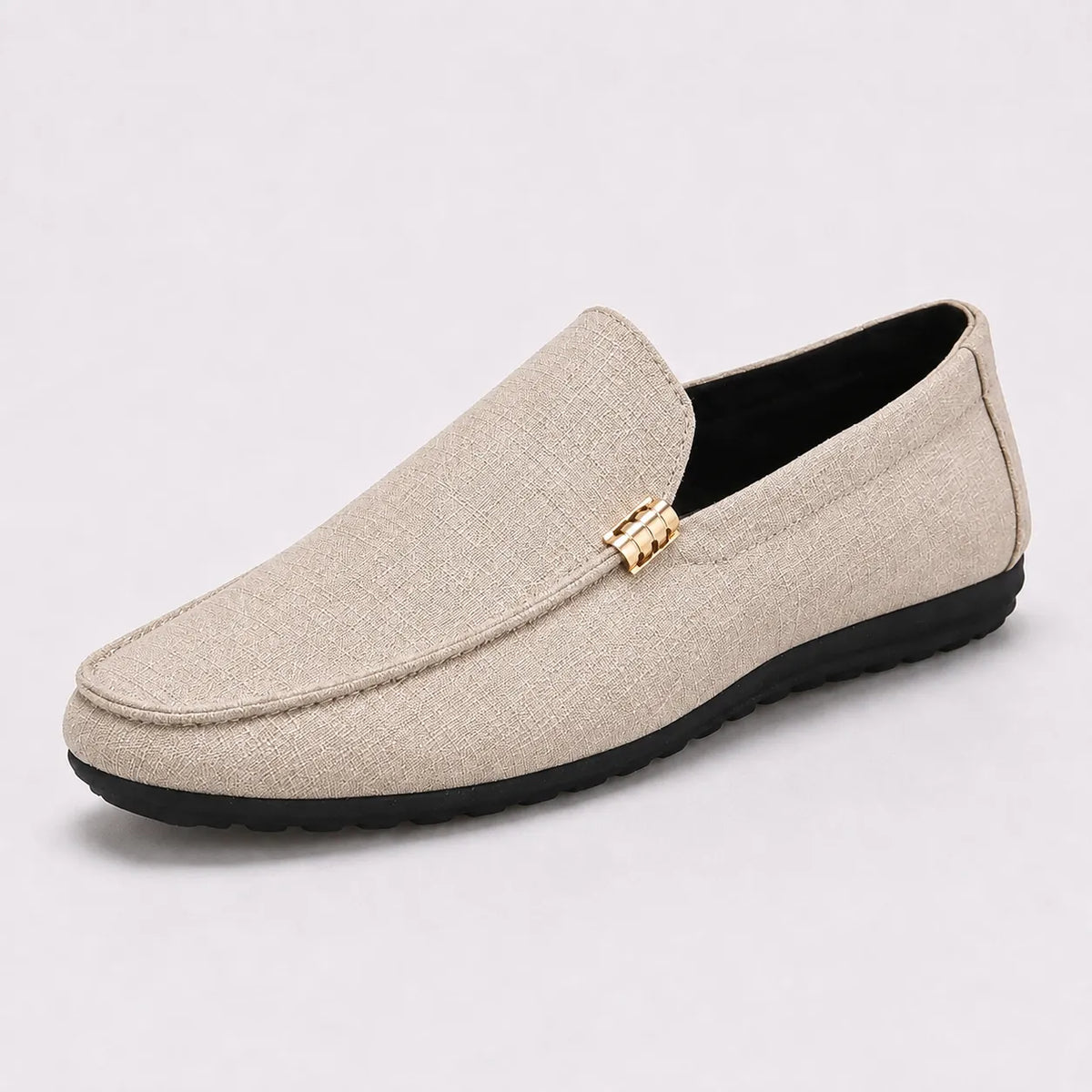 Mocassins Homme Toile Slip-On Élégant