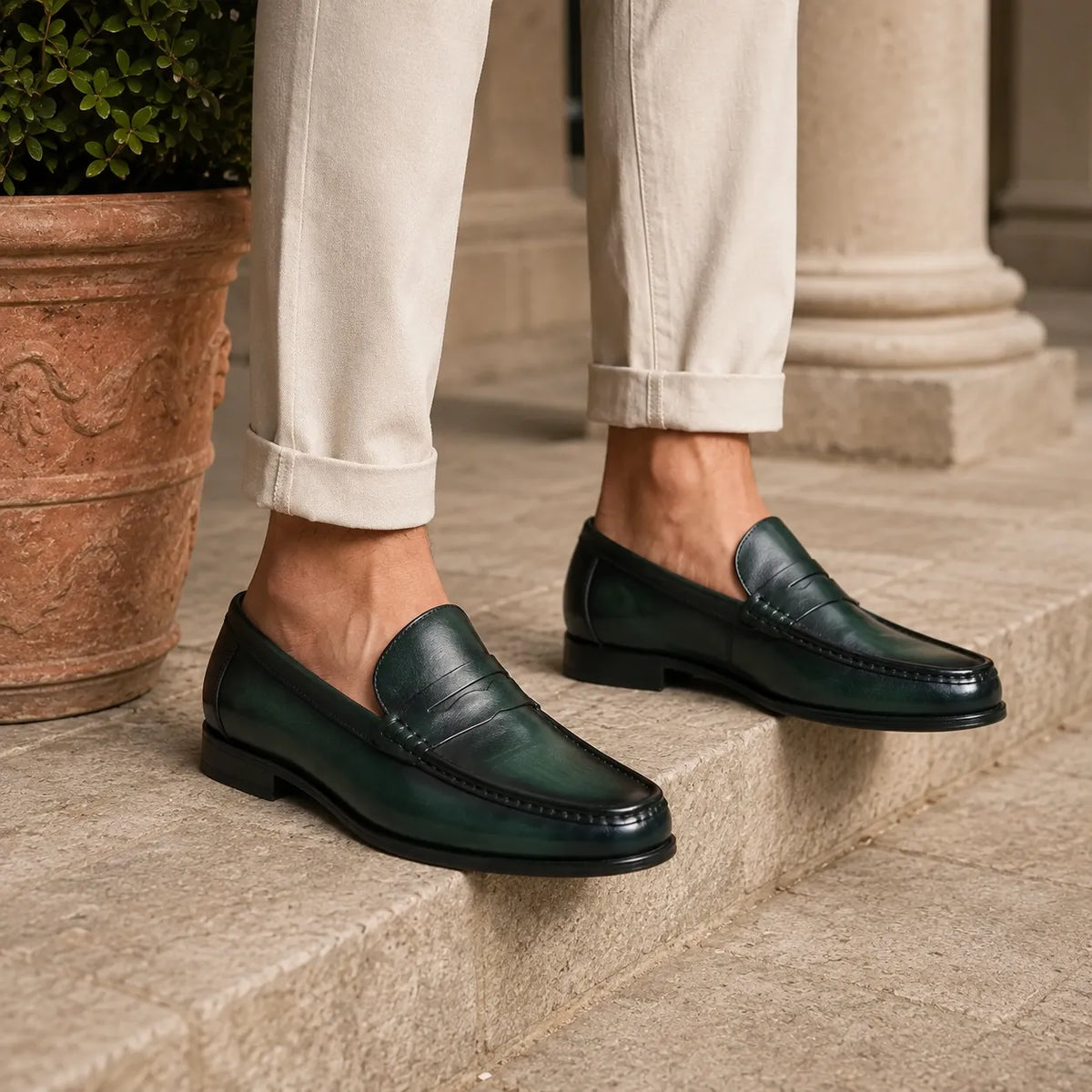 Style penny loafer classique