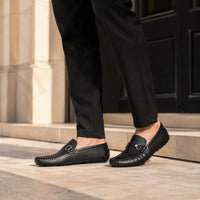 Mocassins Cuir Bureau Slip-On