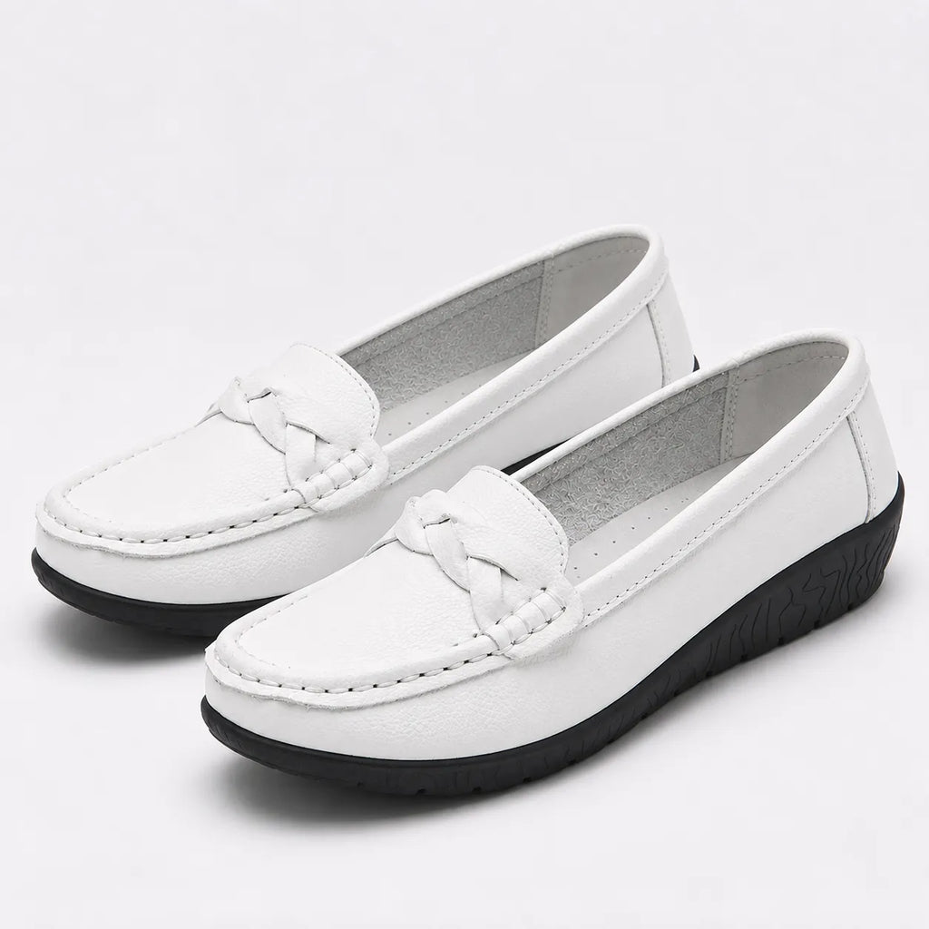 Mocassins Femme Cuir Confort Grandes Tailles