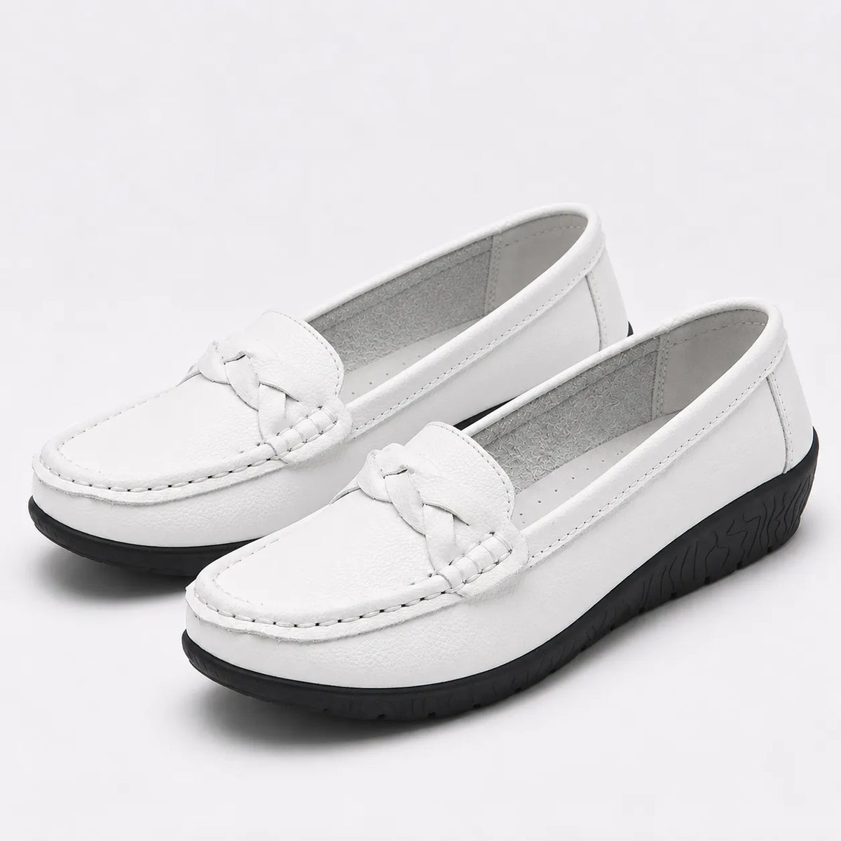 Mocassins Femme Cuir Confort Grandes Tailles