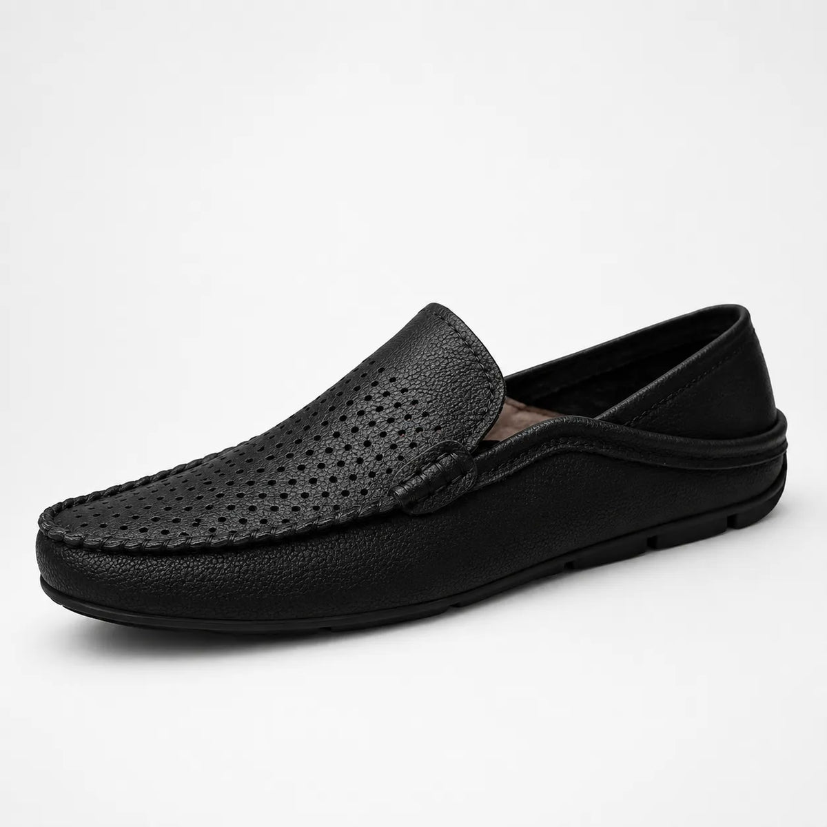 Mocassins Homme Cuir Slip-On