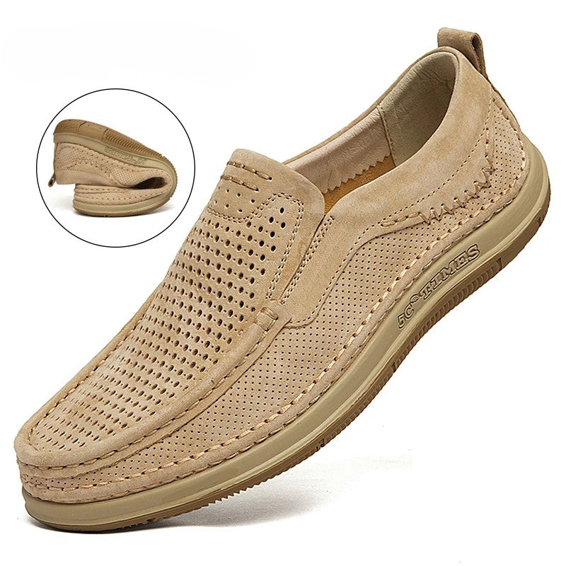 Mocassins Homme Cuir Souple Respirant