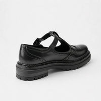 Derbies Femme Cuir Brogue Rétro Confortable