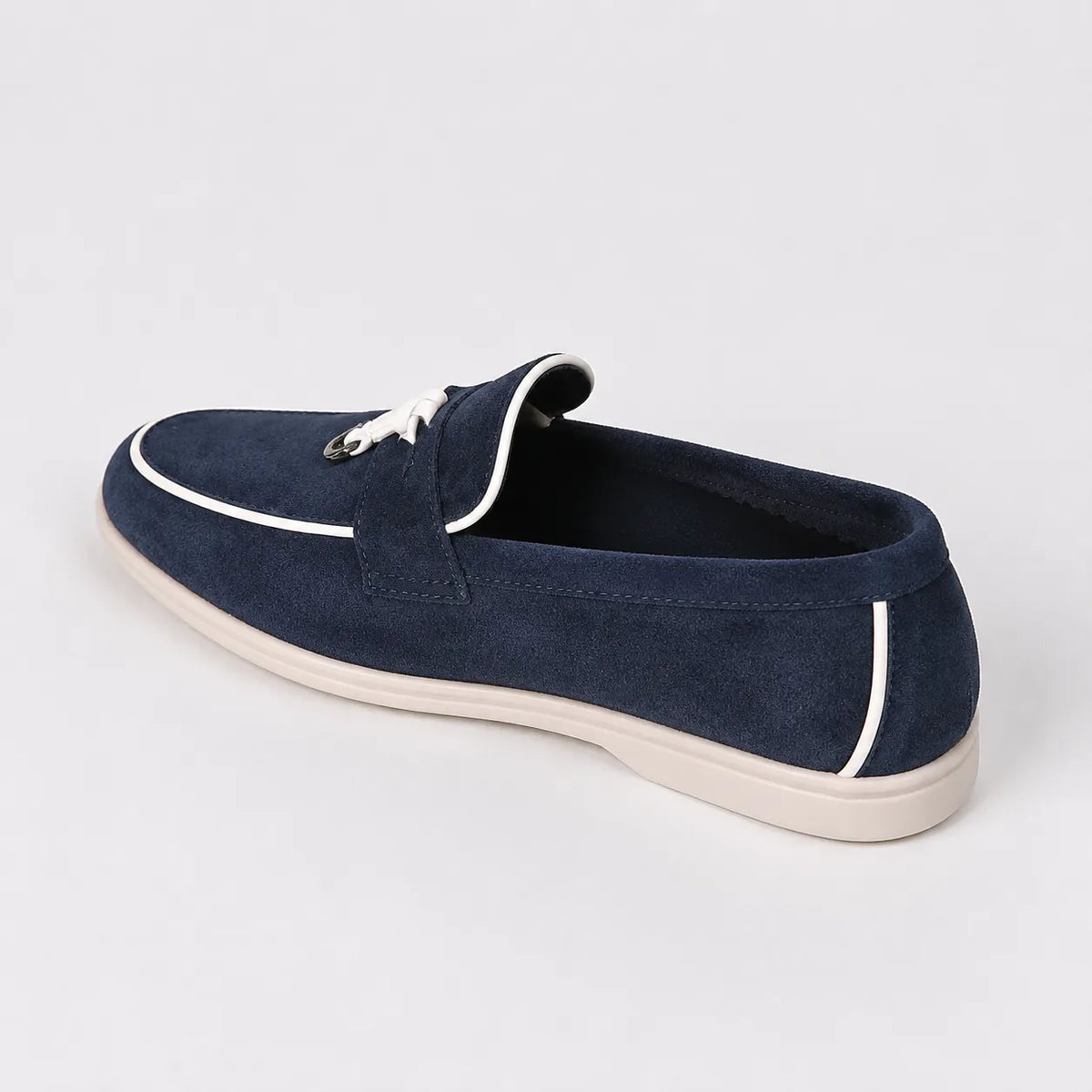 Mocassins Femme Daim Nœud Antidérapant