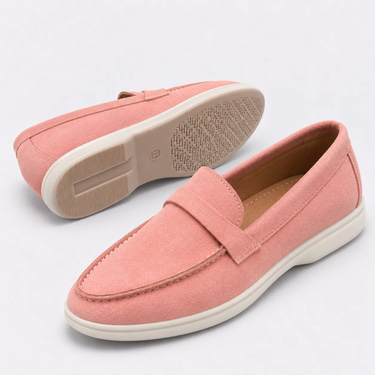 Mocassins Femme Daim British Léger