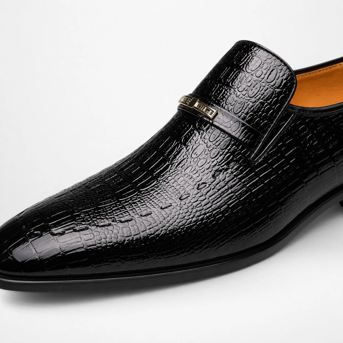 Mocassins Homme Cuir Croco