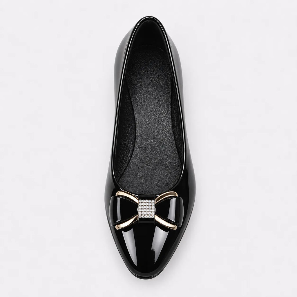 Chaussures Femme Vernies Nœud Élégant