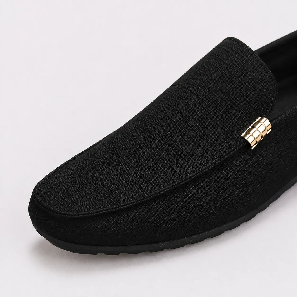 Mocassins Homme Toile Slip-On Élégant