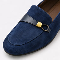 Mocassins Femme Daim Boucle British