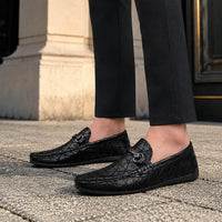 Mocassins Homme Cuir Noir 2026
