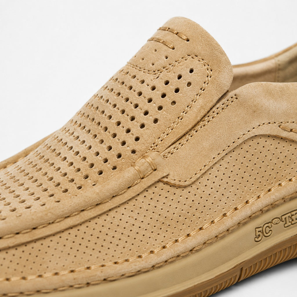 Mocassins Homme Cuir Souple Respirant