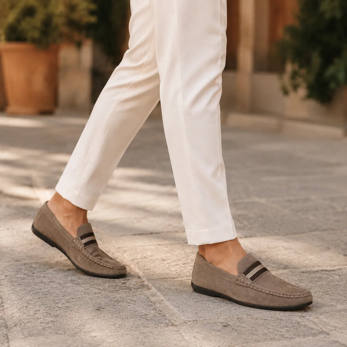 Mocassins Daim Confort Automne