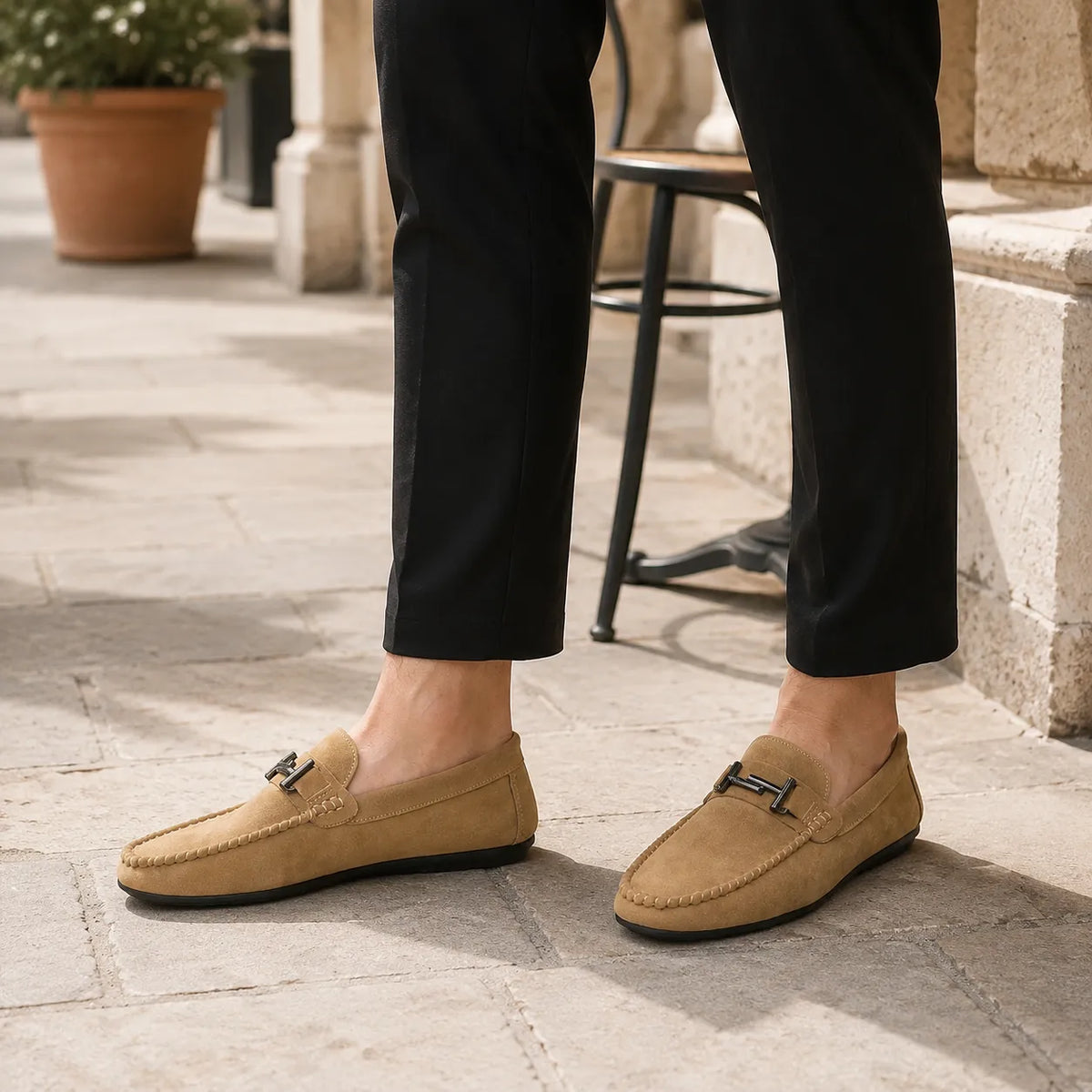Mocassins Daim Slip-On Casual