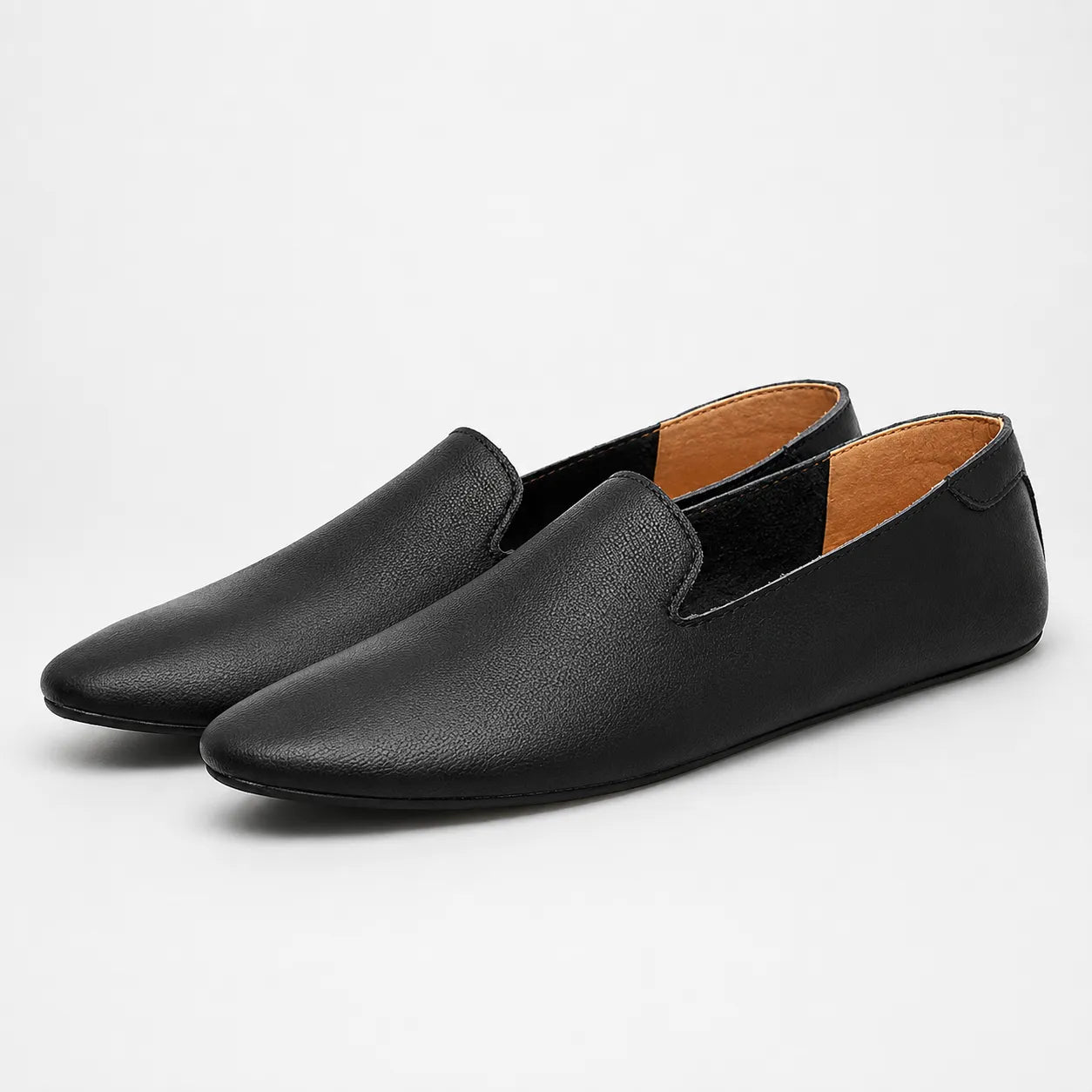 Mocassins Homme Cuir Slip-On Casual