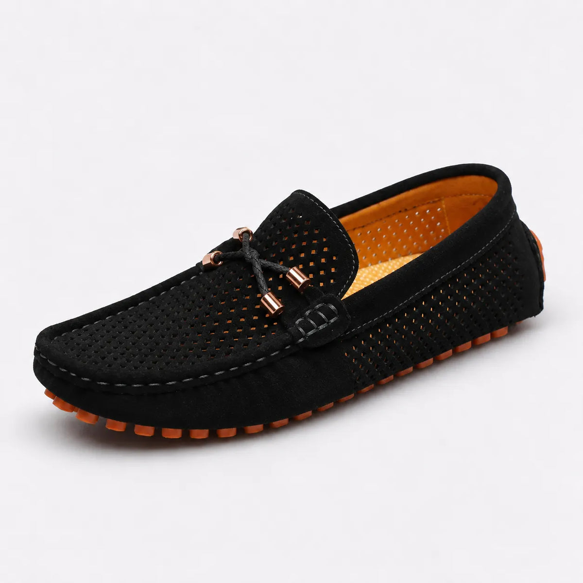Mocassins Homme Daim Fait Main Bateau