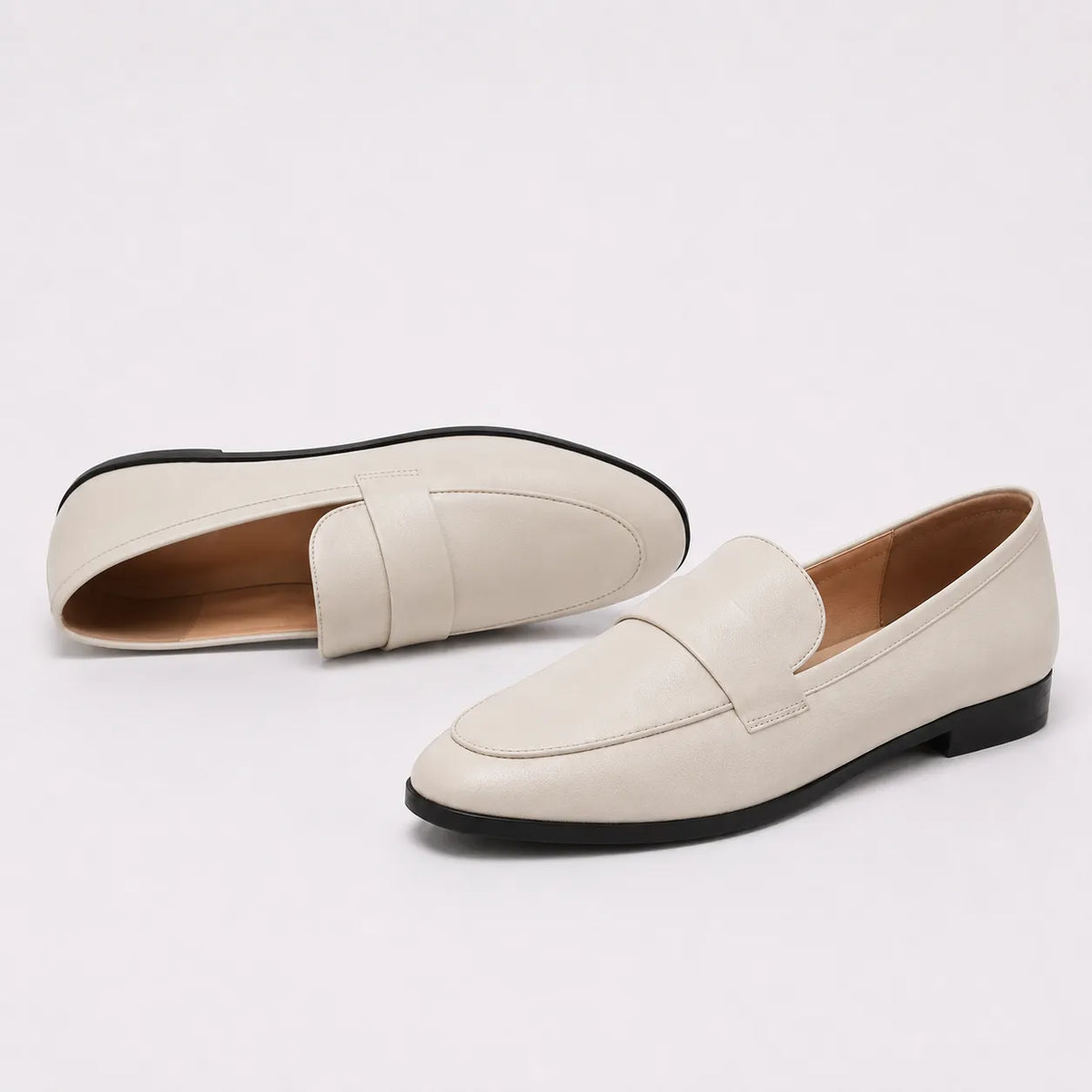 Mocassins Cuir Vintage British