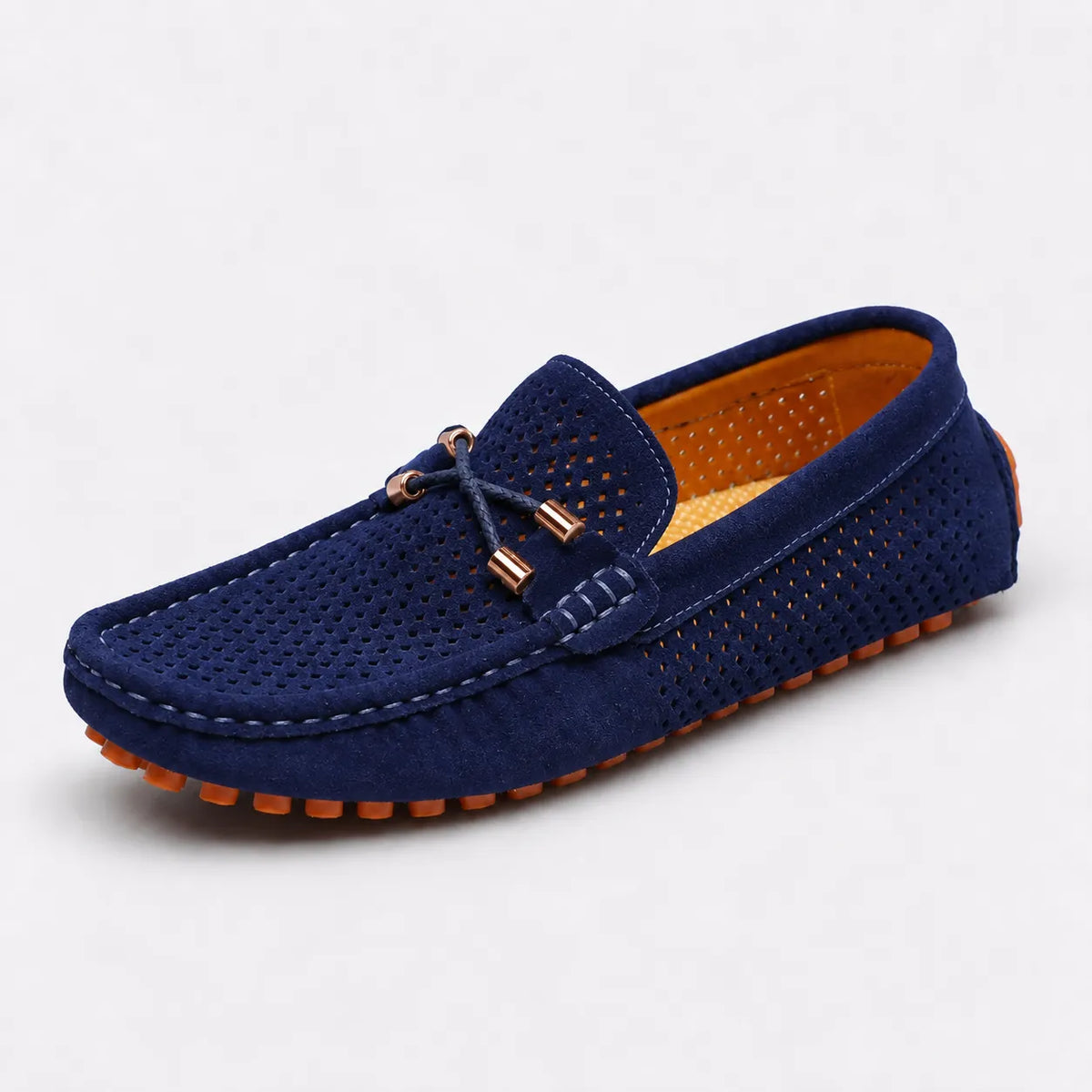 Mocassins Homme Daim Fait Main Bateau