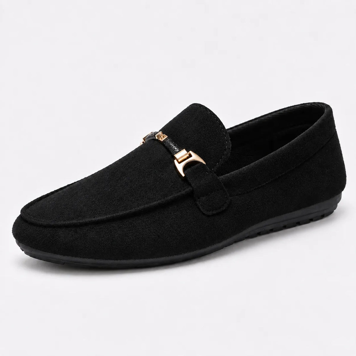 Mocassins Homme Daim Respirant Fait Main