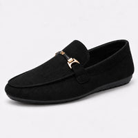 Mocassins Homme Daim Respirant Fait Main