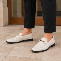 Mocassin à Mors Cuir Léger Slip-On