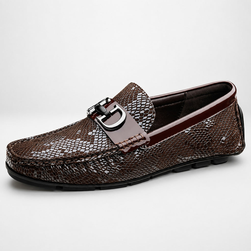 Mocassins Homme Cuir Respirant Driving