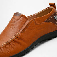Mocassins Cuir Véritable Homme